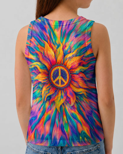 SUNFLOWER PEACE BURST KIDS SHIRT  - TLTW2906266