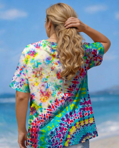 MANDALA HEART COLORFUL ALL OVER PRINT - TYPQ0304262