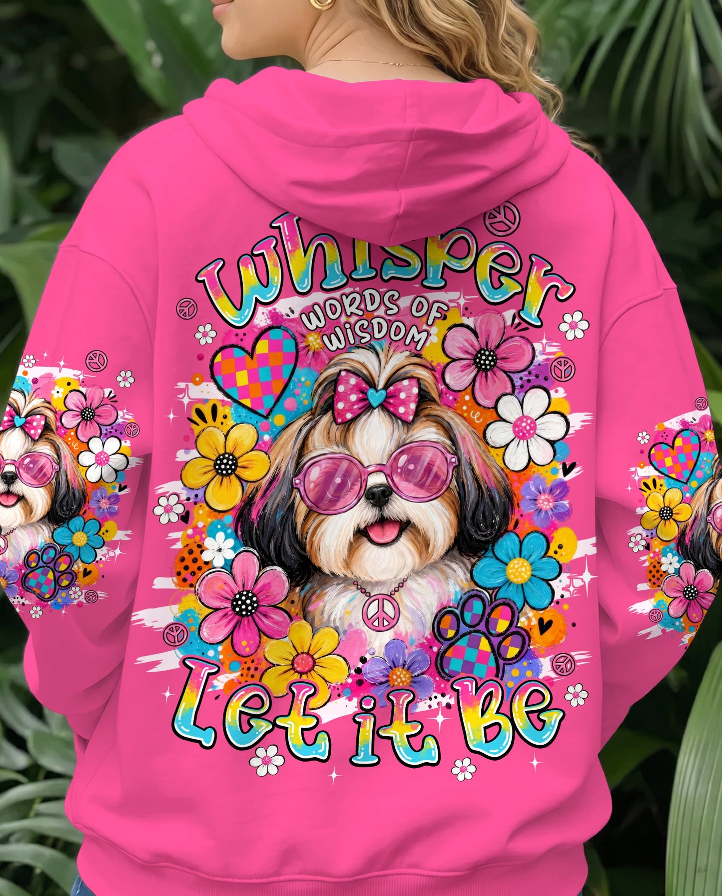 WHISPER WORDS OF WISDOM LET IT BE SHIH TZU DOG ALL OVER PRINT - TYPQ0306261