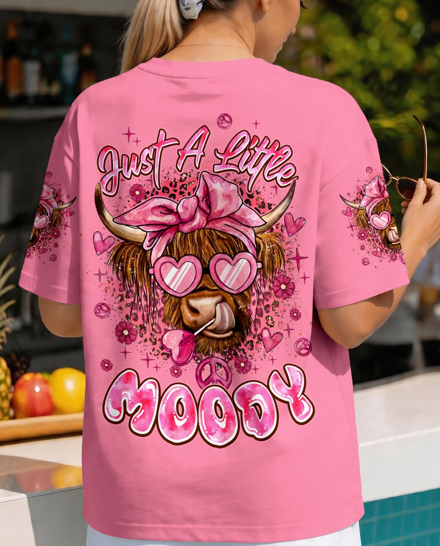 JUST A LITTLE MOODY COW ALL OVER PRINT - TYPQ0505262