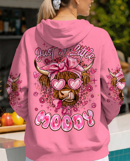 JUST A LITTLE MOODY COW ALL OVER PRINT - TYPQ0505262
