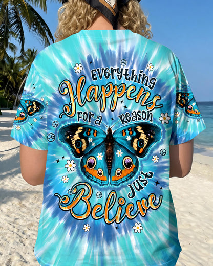 JUST BELIEVE BUTTERFLY ALL OVER PRINT - TYPQ0705261