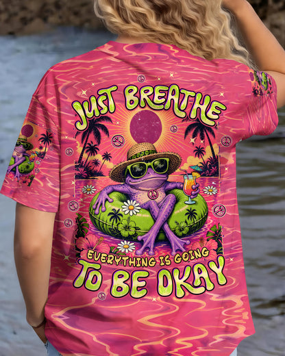 JUST BREATHE FROG ALL OVER PRINT - TYPQ0807261