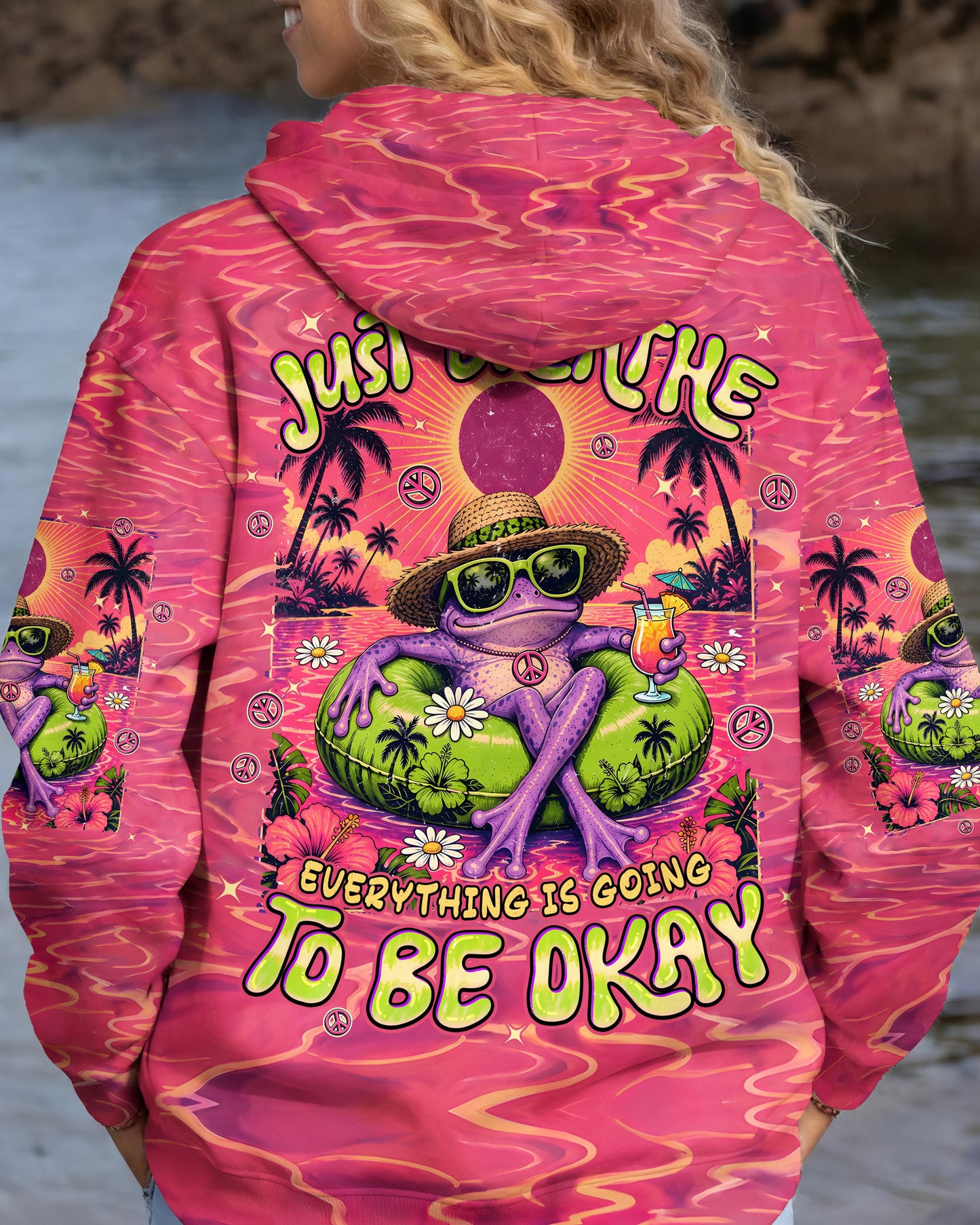 JUST BREATHE FROG ALL OVER PRINT - TYPQ0807261
