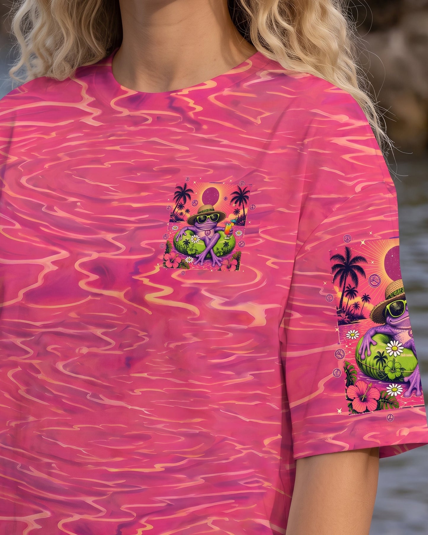 JUST BREATHE FROG ALL OVER PRINT - TYPQ0807261
