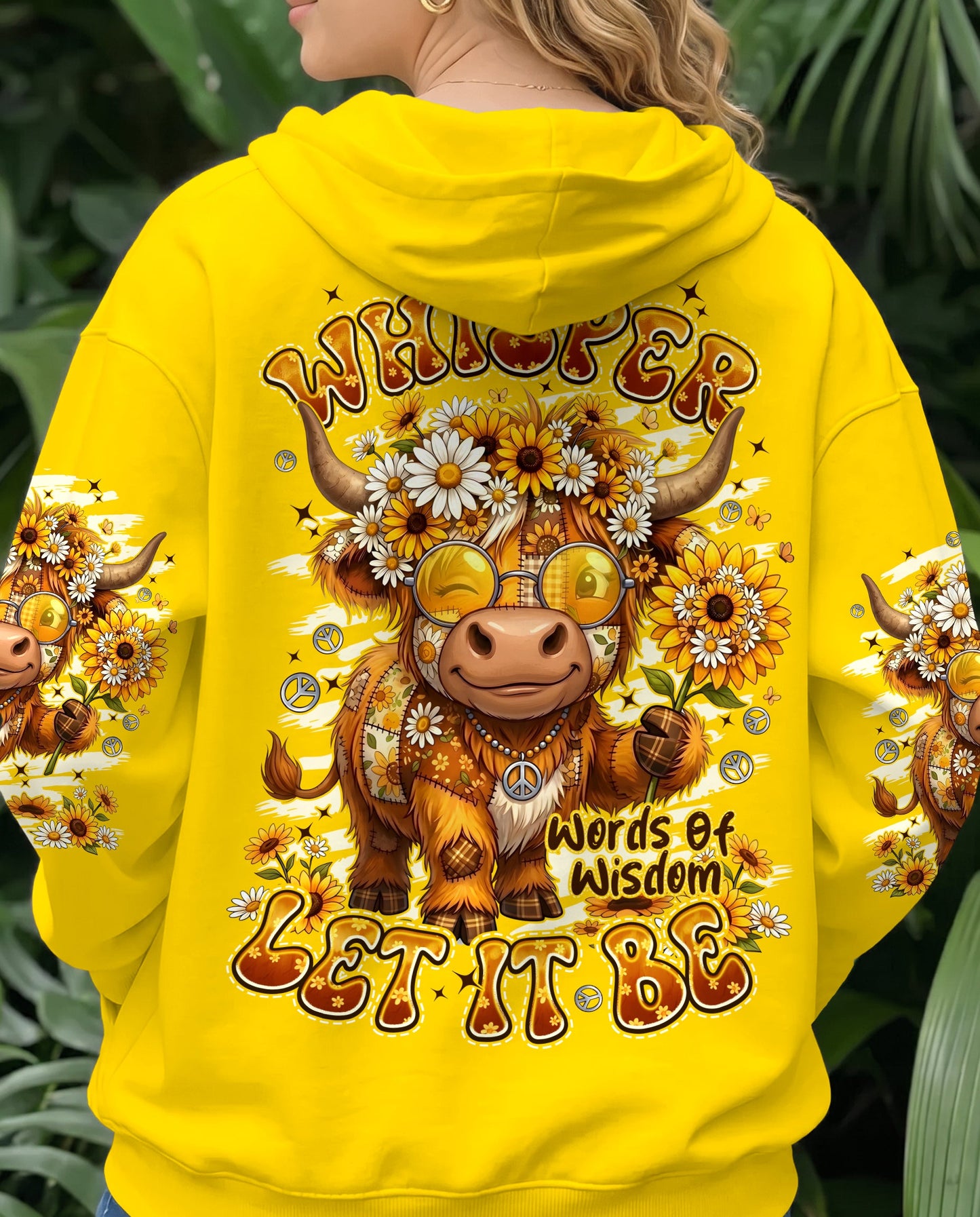 WHISPER WORDS OF WISDOM LET IT BE COW ALL OVER PRINT - TYPQ0906262