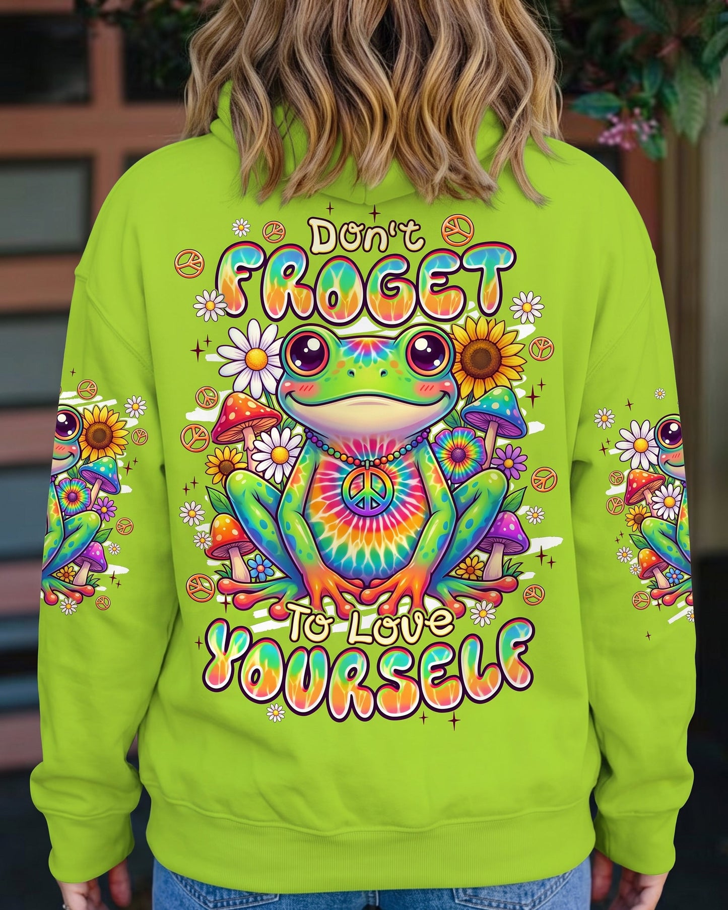 DON'T FROGET TO LOVE YOURSELF ALL OVER PRINT - TYPQ0907262