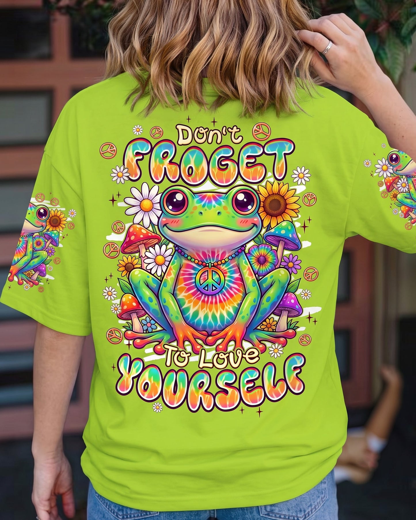 DON'T FROGET TO LOVE YOURSELF ALL OVER PRINT - TYPQ0907262