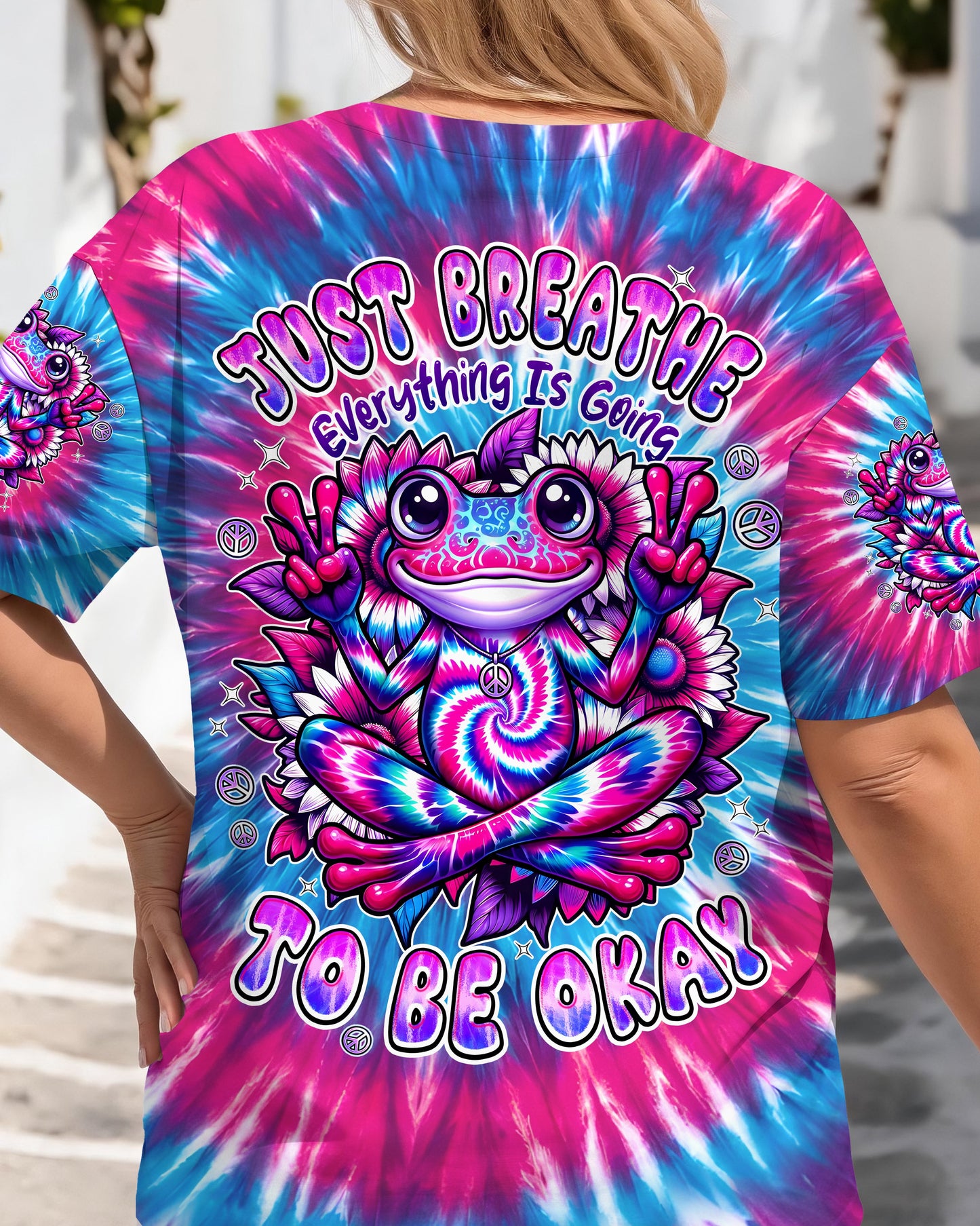 JUST BREATHE FROG ALL OVER PRINT - TYPQ1006262