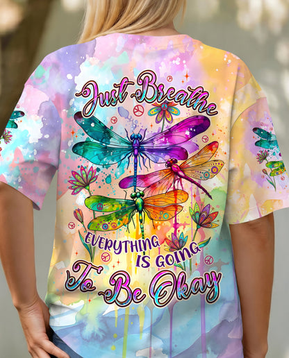 JUST BREATHE DRAGONFLY ALL OVER PRINT - TYPQ1205262