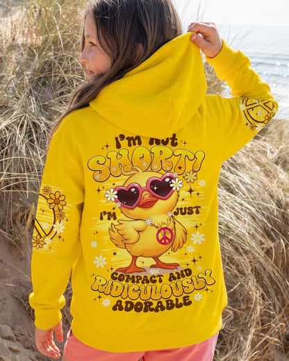 I'M NOT SHORT DUCK HIPPIE KIDS ALL OVER PRINT - TYPQ1206262