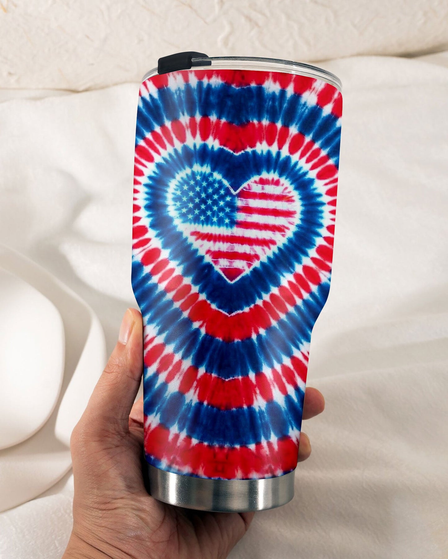 AMERICAN FLAG HEART TUMBLER - TYPQ1304264