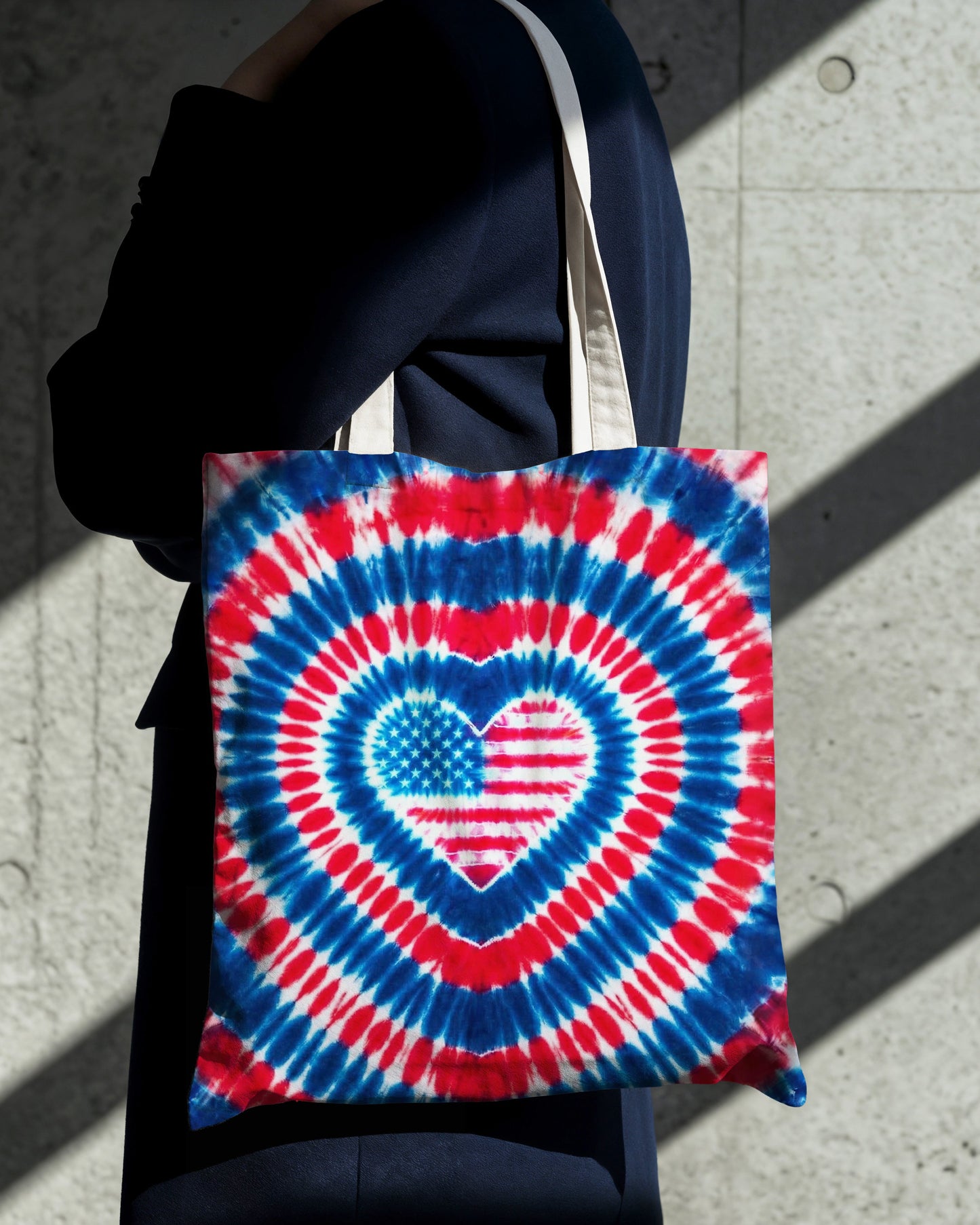 AMERICAN FLAG HEART TOTE BAG - TYPQ1304265