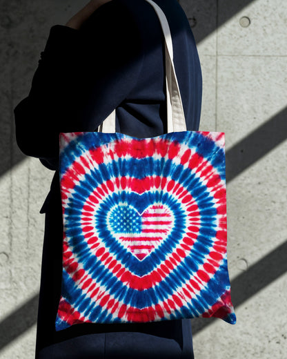 AMERICAN FLAG HEART TOTE BAG - TYPQ1304265