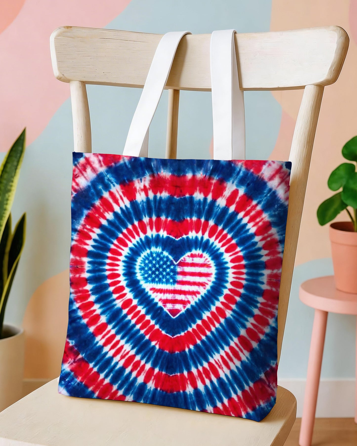 AMERICAN FLAG HEART TOTE BAG - TYPQ1304265