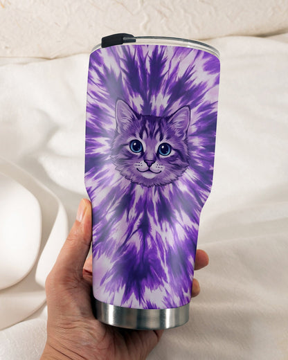 PURPLE AURA CAT TUMBLER - TYPQ1304267