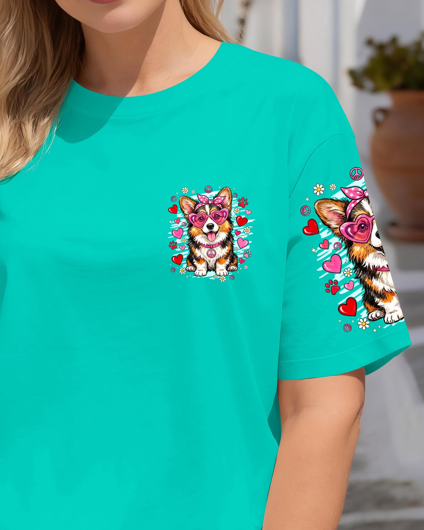 APPARENTLY I HAVE AN ATTITUDE WHO KNEW CORGI DOG ALL OVER PRINT - TYPQ1605261