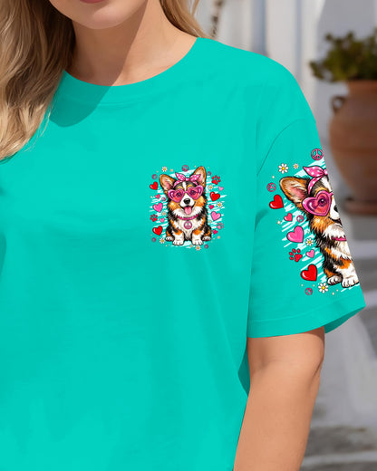 APPARENTLY I HAVE AN ATTITUDE WHO KNEW CORGI DOG ALL OVER PRINT - TYPQ1605261