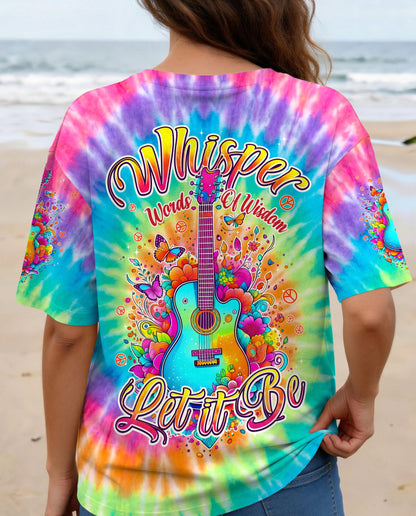 WHISPER WORDS OF WISDOM LET IT BE GUITAR COLORFUL ALL OVER PRINT - TYPQ1704262