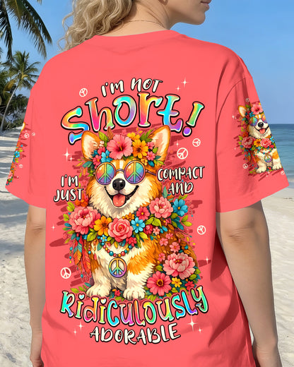 I'M NOT SHORT CORGI DOG ALL OVER PRINT - TYPQ1805262