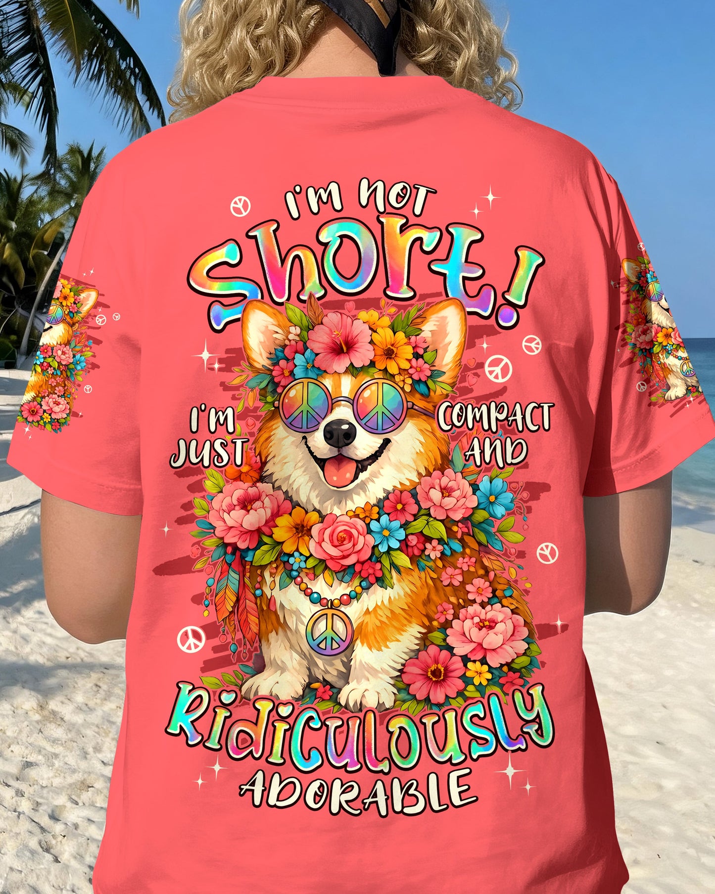 I'M NOT SHORT CORGI DOG ALL OVER PRINT - TYPQ1805262