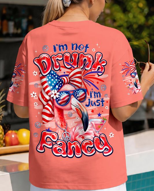 I'M NOT DRUNK I'M JUST FANCY FLAMINGO ALL OVER PRINT - TYPQ2104262