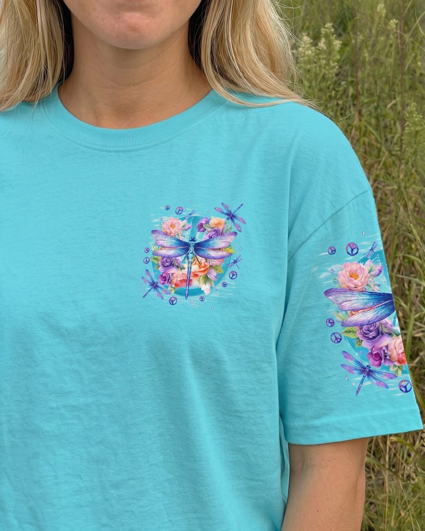 PEACE LOVE AND DRAGONFLIES ALL OVER PRINT - TYPQ2306262