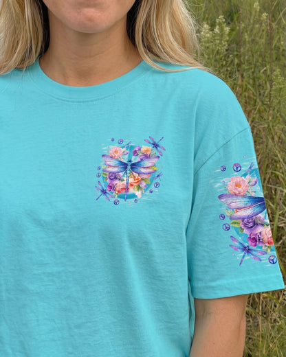 PEACE LOVE AND DRAGONFLIES ALL OVER PRINT - TYPQ2306262
