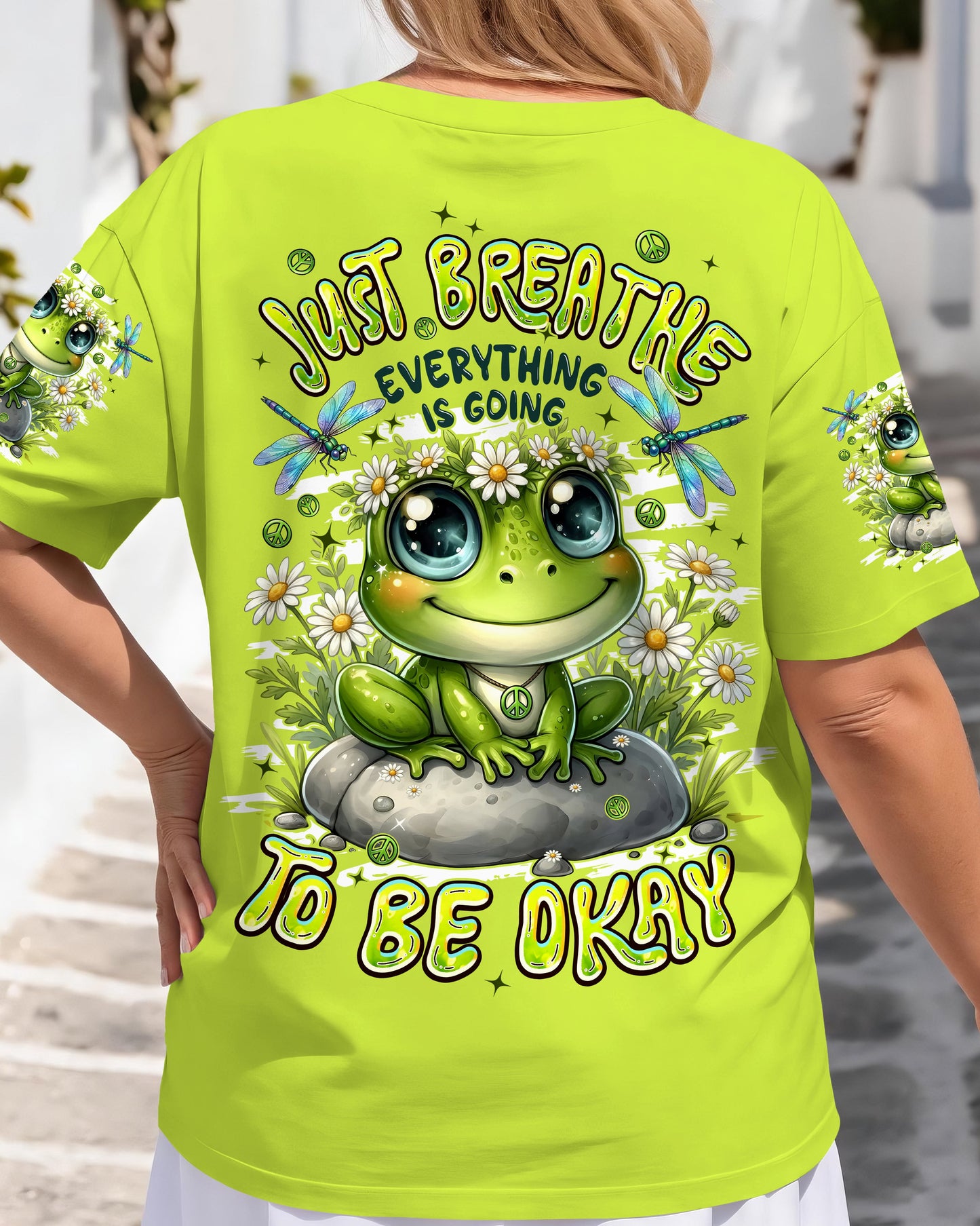 JUST BREATHE FROG ALL OVER PRINT - TYPQ2705261