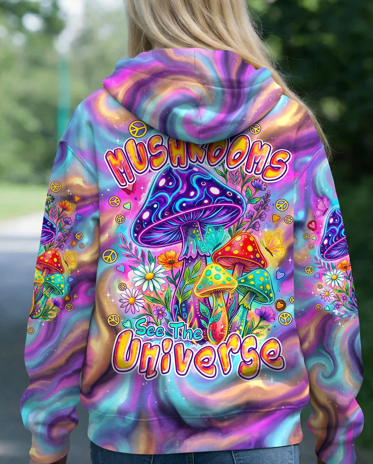 EAT MUSHROOMS SEE THE UNIVERSE ALL OVER PRINT - TYPQ2706261