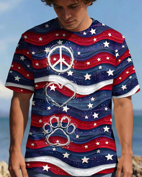 PEACE LOVE PAW ALL OVER PRINT - TYPQ2905261