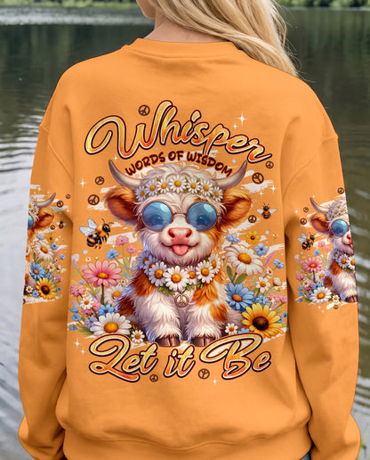 WHISPER WORDS OF WISDOM LET IT BE COW ALL OVER PRINT -TYPQ3005261