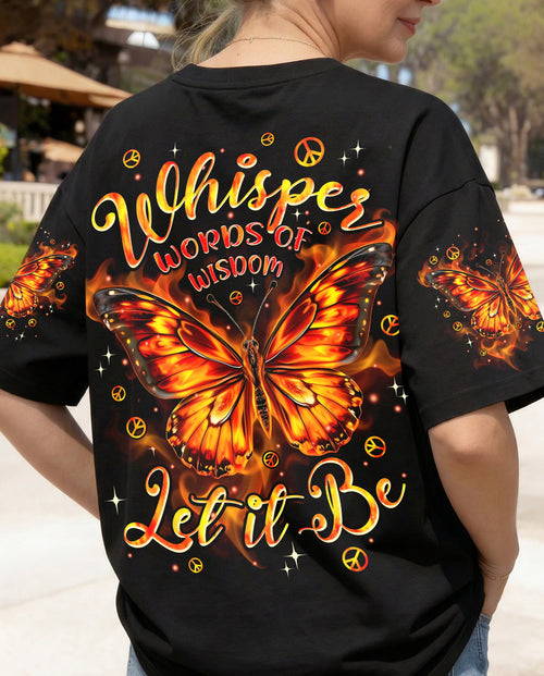WHISPER WORDS OF WISDOM LET IT BE BUTTERFLY ALL OVER PRINT - TYPQ3006262