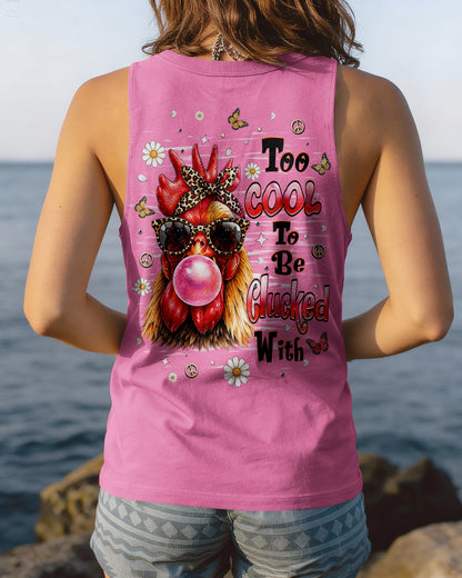 TOO COOL TO BE CLUCKED WITH CHICKEN ALL OVER PRINT  - TLHN1006261