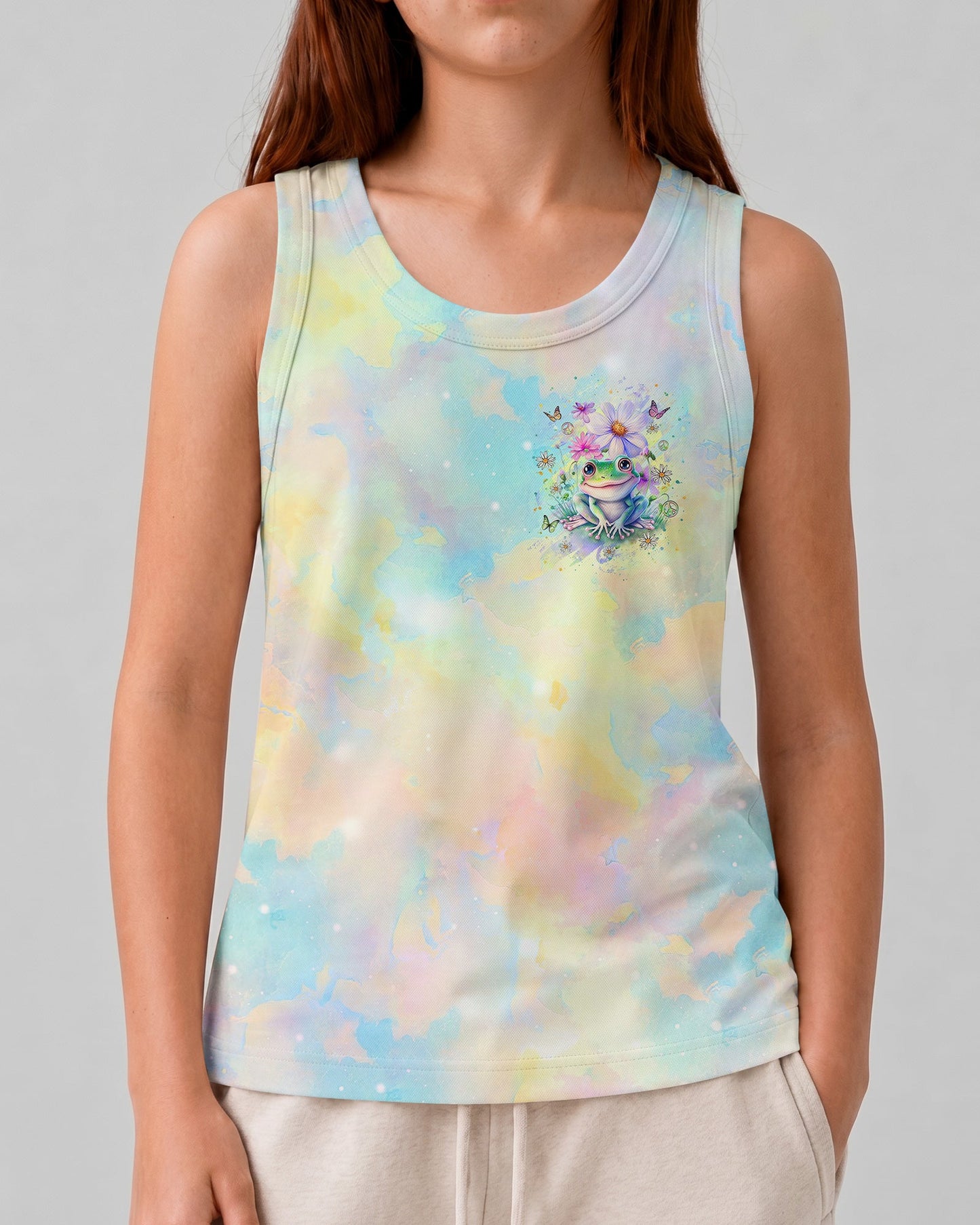 BE YOU THE WORLD WILL ADJUST FROG KIDS ALL OVER PRINT - YHKD1812233