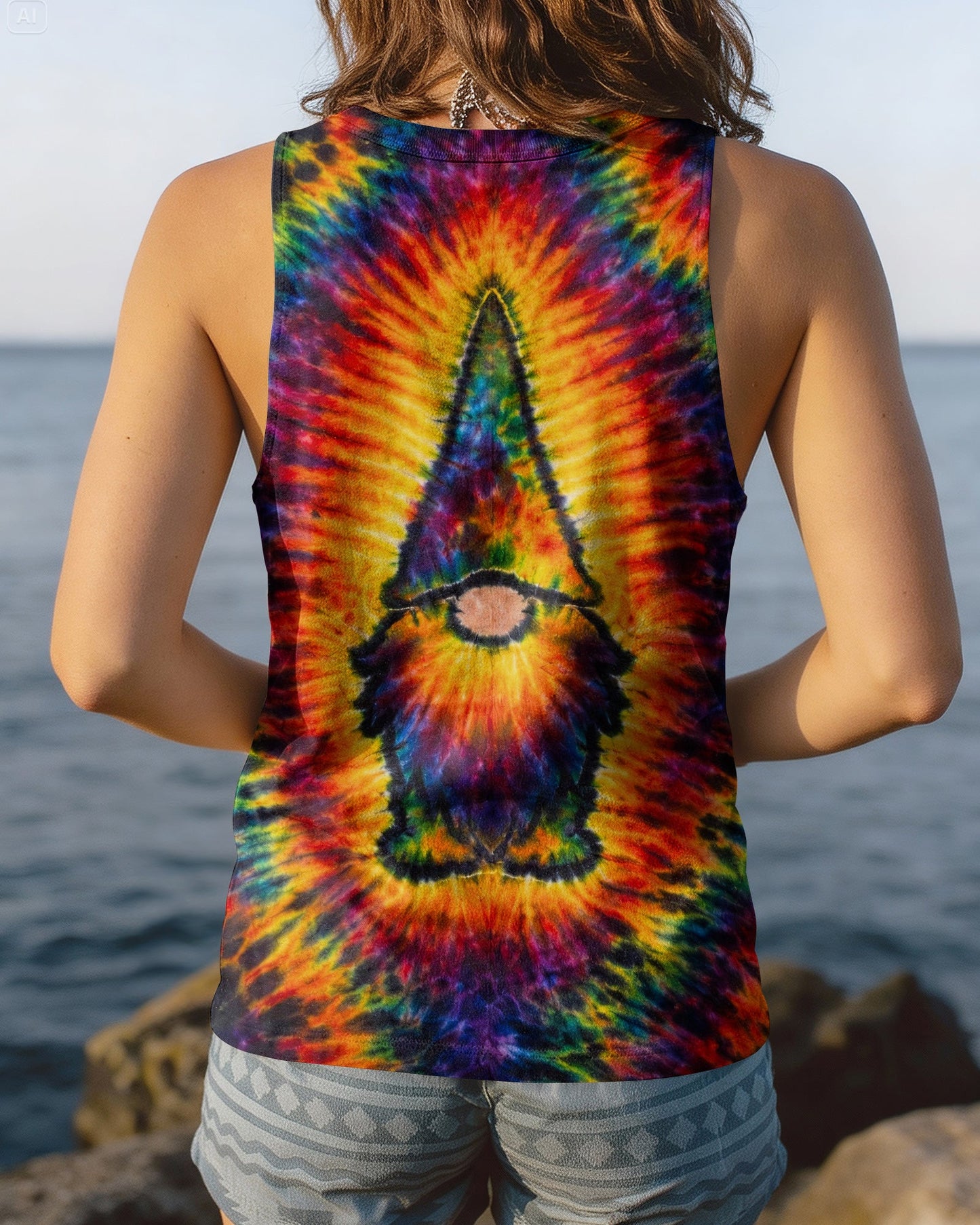 GNOME HIPPIE SWIRL ALL OVER PRINT - TLHG1604264