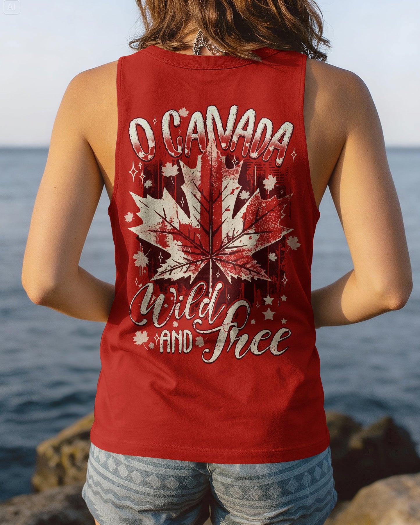 O CANADA WILD AND FREE ALL OVER PRINT - TYQY2406262