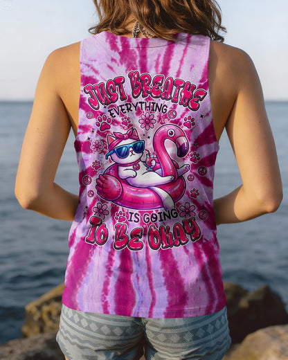 JUST BREATHE CAT ALL OVER PRINT - TYPQ2804262
