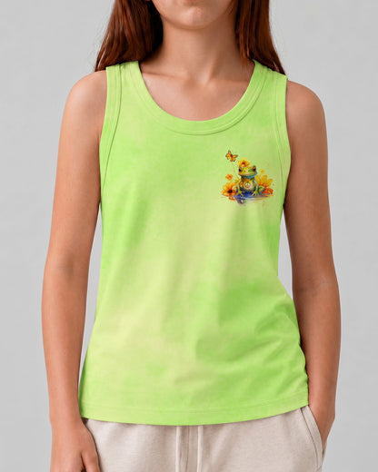BE YOU THE WORLD WILL ADJUST FROG KIDS ALL OVER PRINT - TLNO1512233