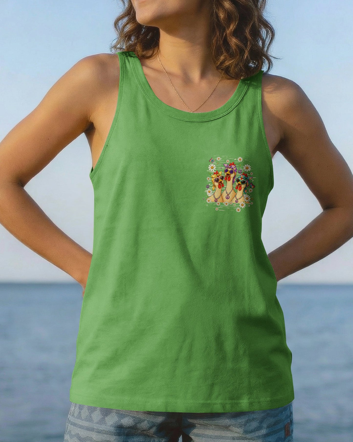 GOOD TIMES CRAZY FRIEND CHICKEN ALL OVER PRINT - TLHN0207261