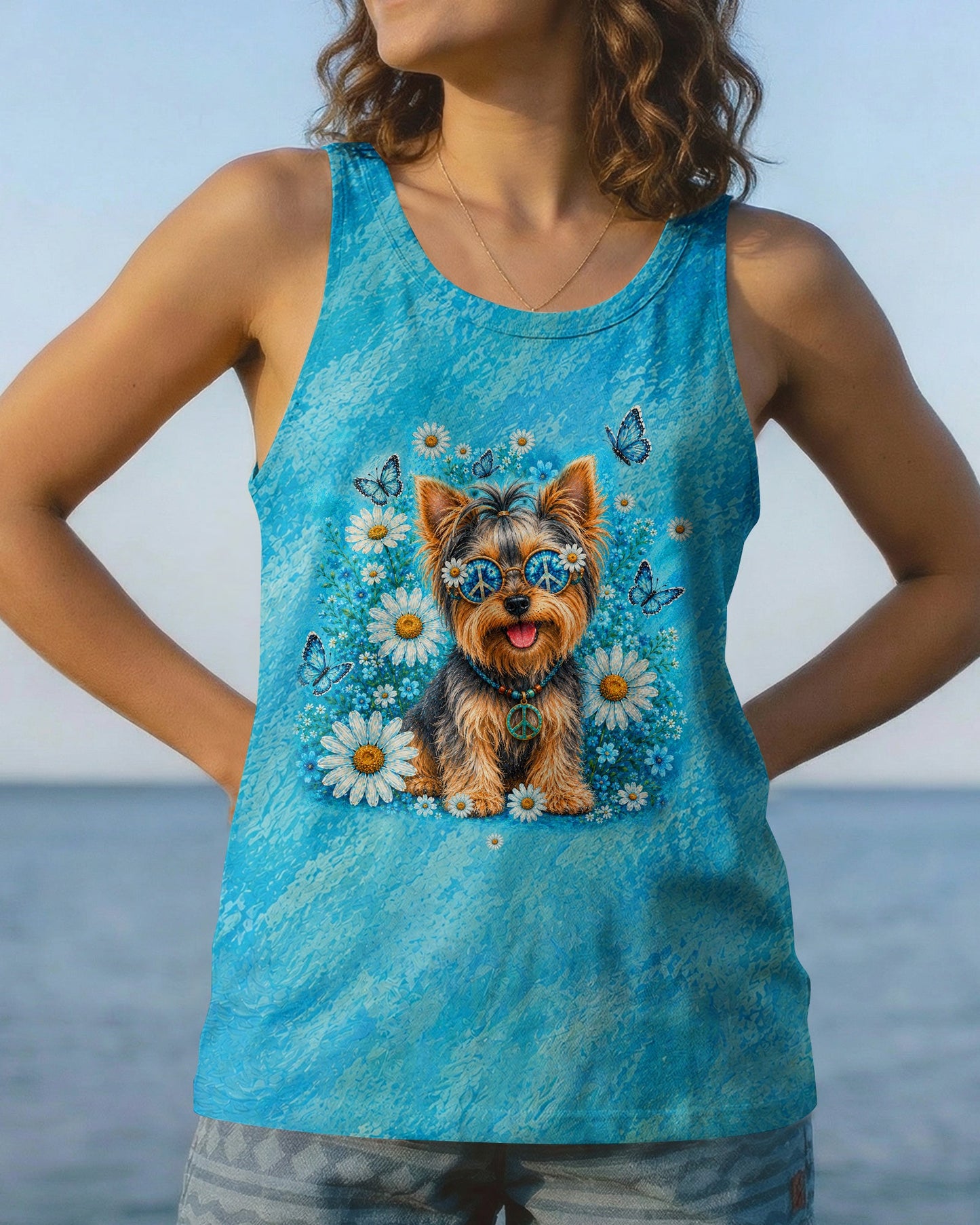 WHISPER WORDS OF WISDOM LET IT BE YORKIE DOG  ALL OVER PRINT - TLHN1405261