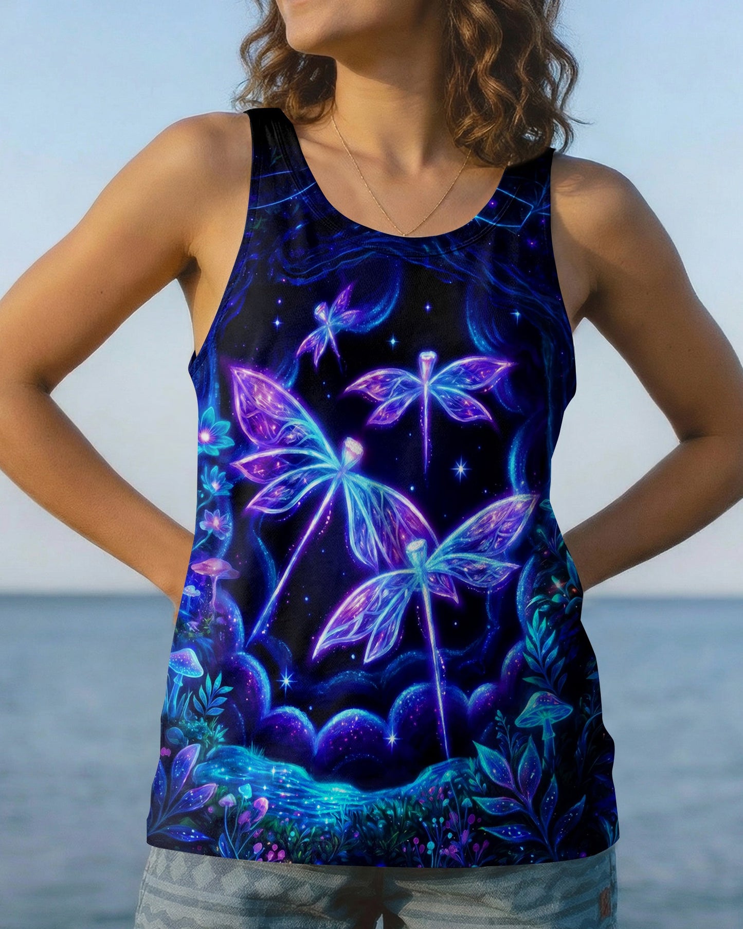 JUST BREATHE AND BELIEVE DRAGONFLY ALL OVER PRINT - RI1405261