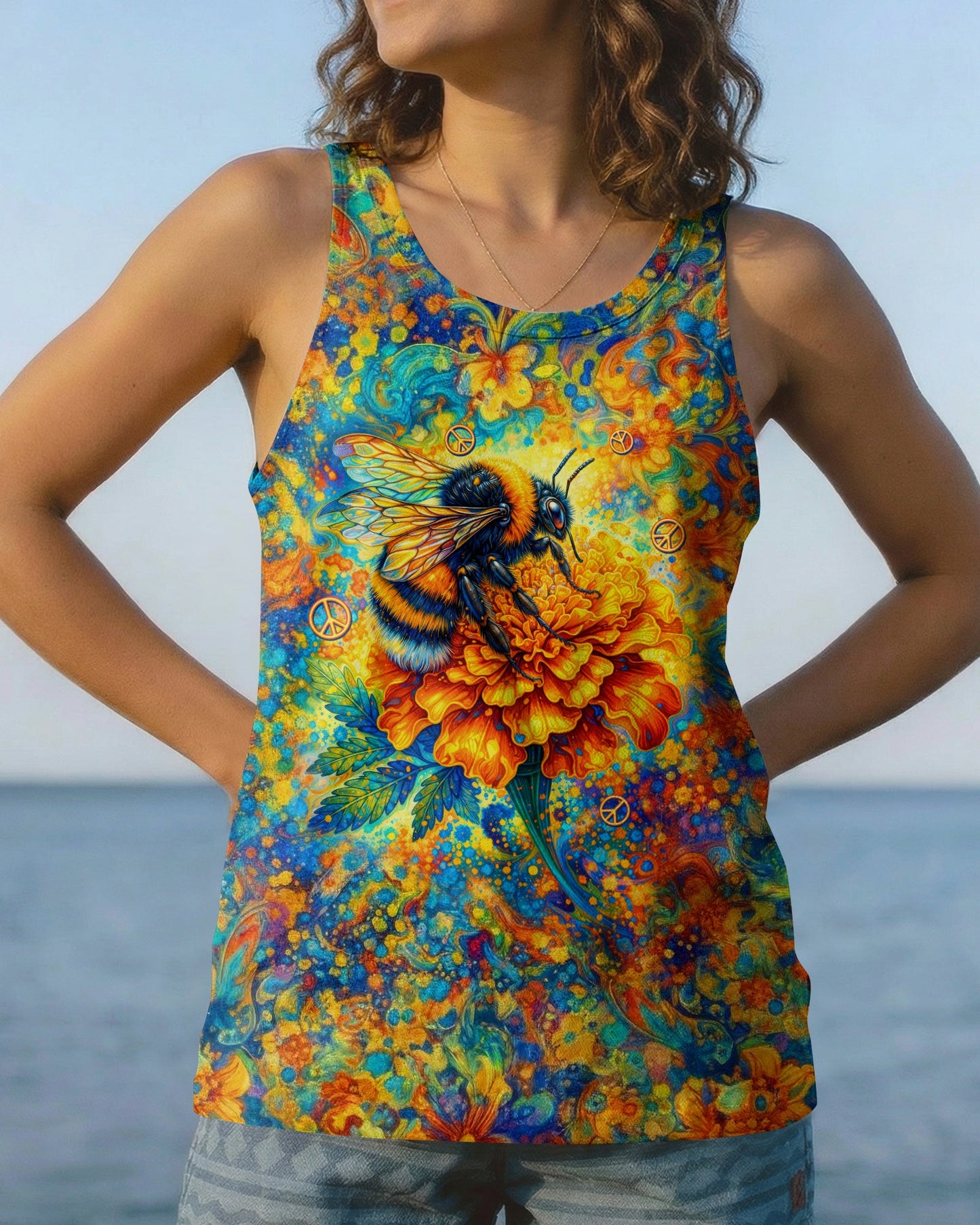 IN A WORLD WHERE YOU CAN BE ANYTHING BEE KIND ALL OVER PRINT  - TLTW0604262