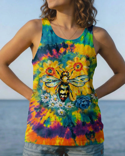 JUST BREATHE BEE SUNFLOWER ALL OVER PRINT - RI2304261
