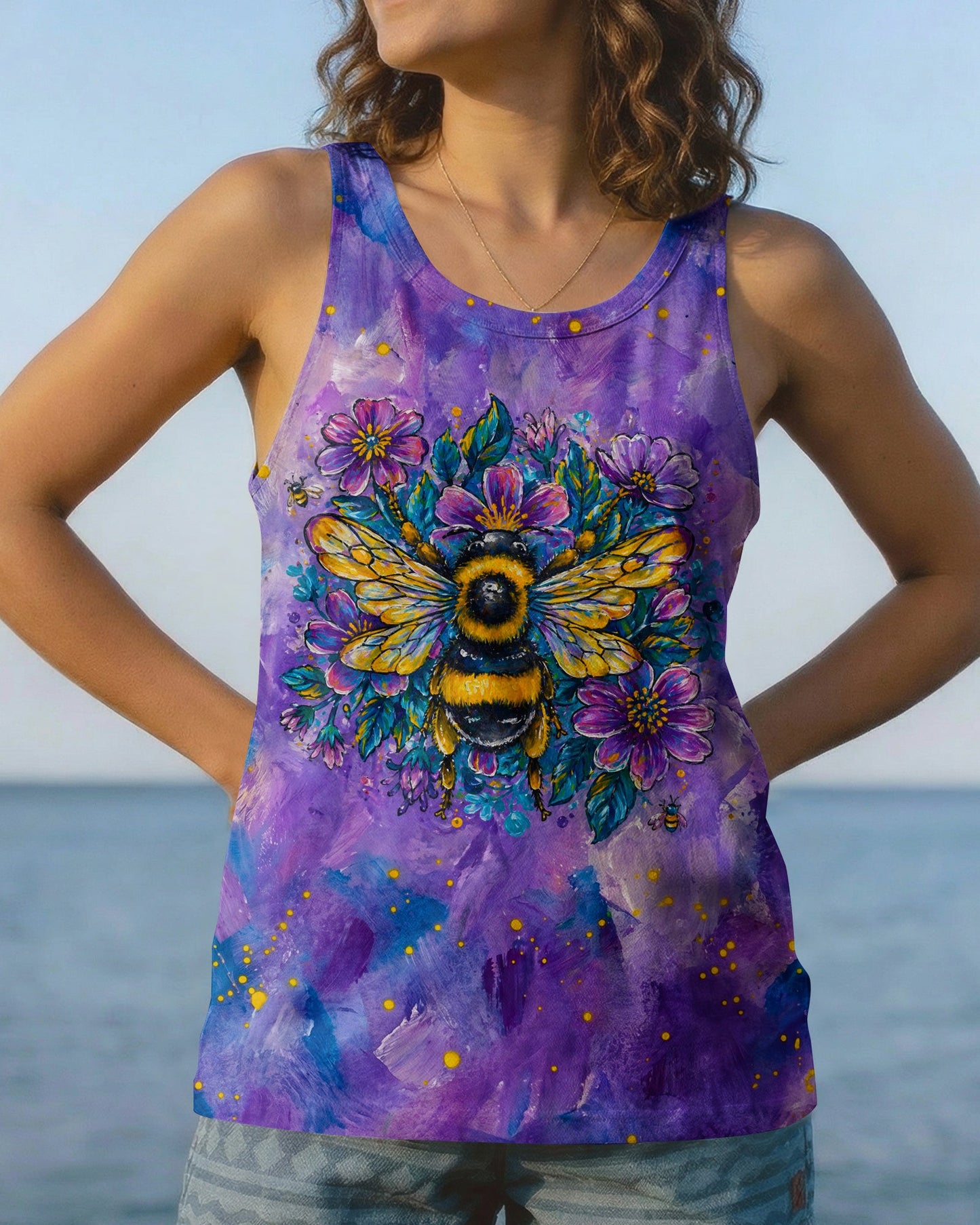 WHISPER WORDS OF WISDOM LET IT BE BEE  ALL OVER PRINT  - TLNO2304261