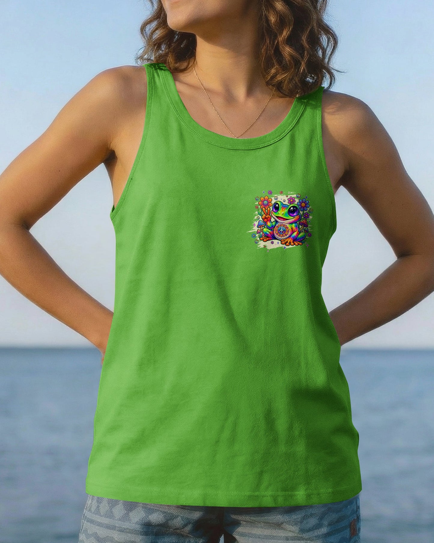 JUST BREATHE FROG ALL OVER PRINT - TYQY1605262