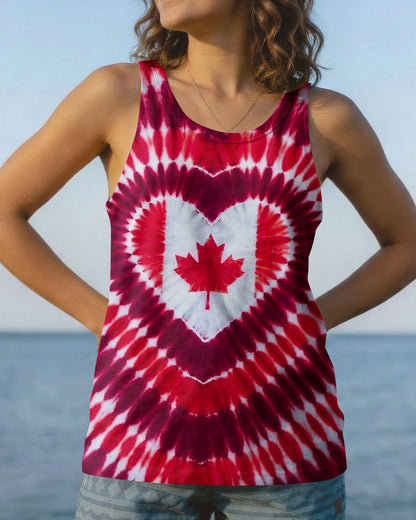 CANADA FLAG HEART ALL OVER PRINT - TYPQ1106261