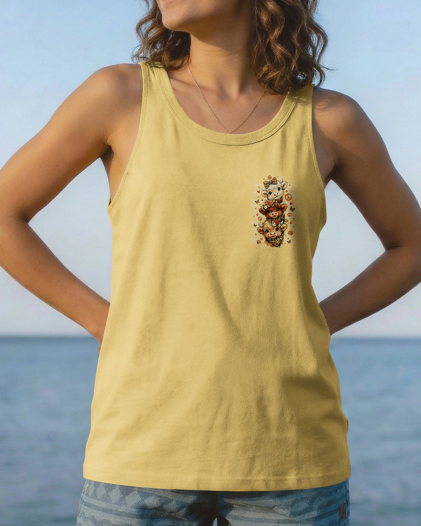 GOOD TIMES CRAZY FRIEND COW ALL OVER PRINT - TLNO1006261
