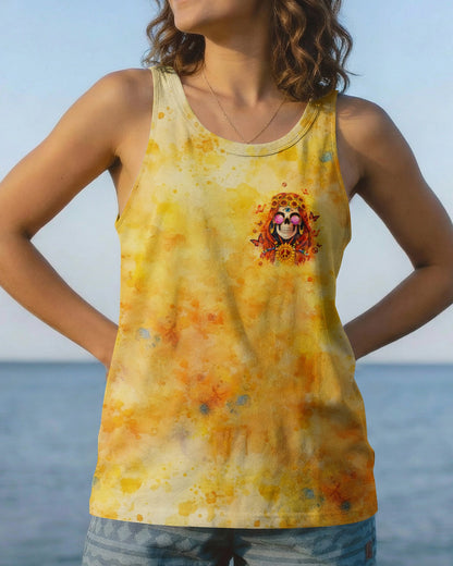 ASSUMING I'M JUST AN OLD LADY SKULL SUNFLOWER ALL OVER PRINT - TLTW1004261