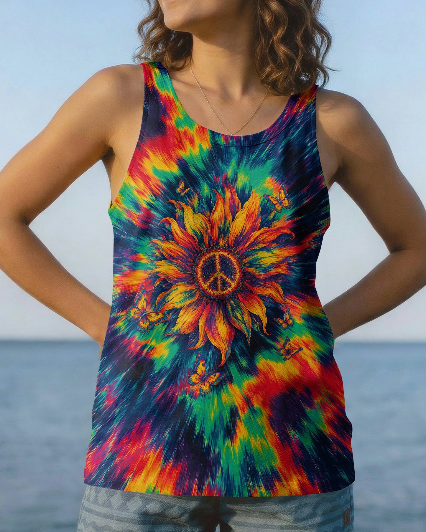 HIPPIE SOUL SUNFLOWER ALL OVER PRINT   - TLNT0206262
